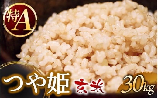 令和7年産 つや姫 30kg 玄米 【2026年1月より順次発送予定】 【sato003】