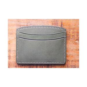 【minca】栃木レザーのヨコ型パスケース 定期入れ パスホルダー02/オリーブ　700【雑貨 日用品 人気 おすすめ 】