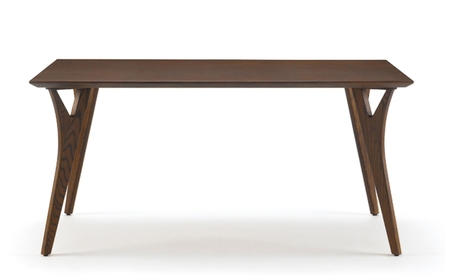 朝日木材 ボスコ ダイニングテーブル 150 天然木 ホワイトアッシュ ダークブラウン テーブル 机 ダイニング リビングテーブル 家具 BOSCO おしゃれ かわいい シンプル 愛知県 豊橋市