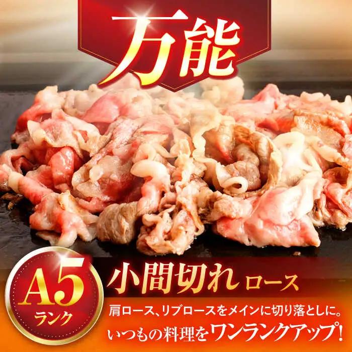 長崎和牛A5ランク牛ロース小間切れ（400g入）[OCH003]