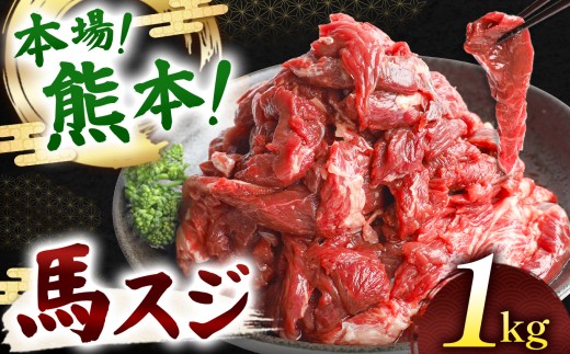 馬スジ 1kg ( 500g × 2 ) | 肉 にく お肉 おにく 馬 馬肉 馬スジ 定期 定期便 熊本県 玉名市