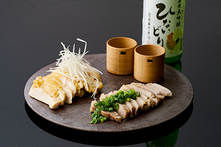 比内地鶏と大館さくら豚の吟醸酒粕漬セット【月曜･火曜 配送指定不可】　135P2901