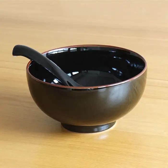 【白山陶器】【5人分の食器】丼とレンゲ10ピースセット 天目 どんぶり  食器 皿 【波佐見焼】 [TA62] 波佐見焼
