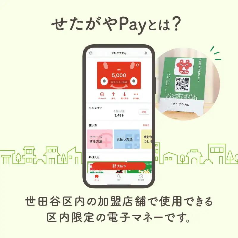 デジタル地域通貨「せたがやPay」9,000円分 宿泊やレストランでもご利用いただけるポイント_0018-005-se4