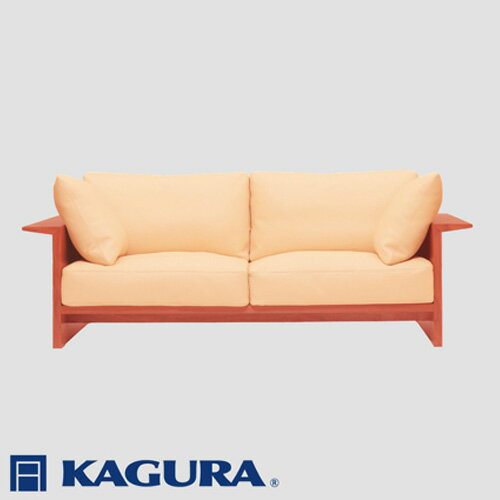 【ふるさと納税】家具蔵 KAGURA 3Pソファ ウイング チェリー材 家具 ソファー 3人掛け sofa リビングソファー 木材 無垢材 職人 手作業 天然木 高級木材 無添加 安全 ジャパニーズモダン 高級家具 熟練 無着色 おしゃれ 天然木無垢材 温もり 【（株）アイダ】 【ho1220】