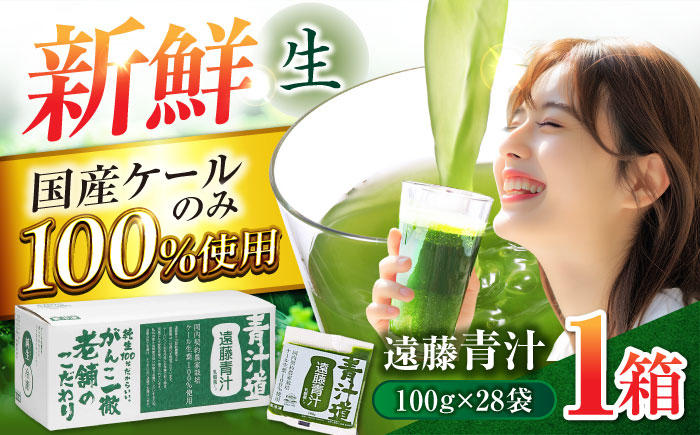 
            遠藤青汁 【生】 冷凍 1箱 (100g×28袋) / 健康 美容 乳酸菌 ケール ビタミン ミネラル 食物繊維 冷凍 青汁 遠藤青汁 新鮮 高知市 【グレイジア株式会社】 [ATAC001]
          