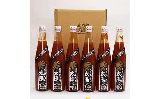 南阿蘇村産甘熟ミディトマト100％ジュース（赤6本セット）