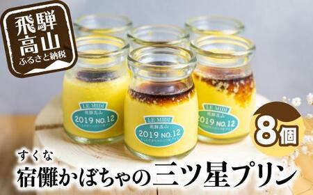 宿儺カボチャの三ツ星 プリン 8個セット | プリン スイーツ 飛騨高山 GV003VC13