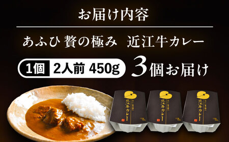 -あふひ 贅の極み- 近江牛カレー レトルト 2人前×3個セット ビーフカレー レトルトカレー 保存食 恵那市 / テンポイント [AUEU020]