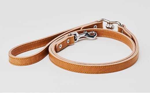 [№5258-7057]0100good lead 中型犬用15mm幅［犬 猫 リード］ヒノキ
