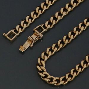 K18シングル喜平ネックレス30g【長さ50cm・幅4.0mm・厚さ1.6mm】造幣局検定【配送不可地域：沖縄県】【1433910】