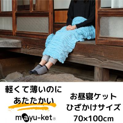 ふるさと納税 橋本市 mayu-ket(R)お昼寝ケット(ブルー)