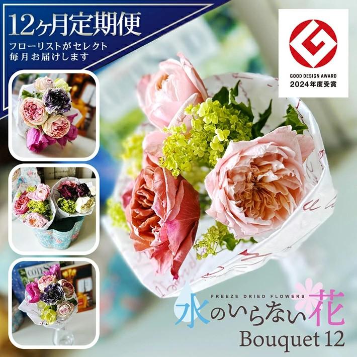 
            【12回定期便】水のいらない花　ゼロフラワー定期便「Bouquet12」 SL0230
          