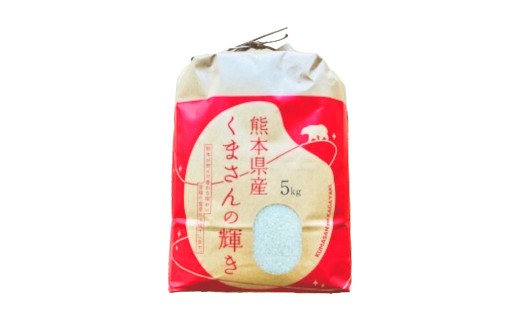 【令和7年度産】 熊本県産のお米5kg くまさんの輝き 精米 単一原料米 お米 米 【2025年11月上旬発送開始】