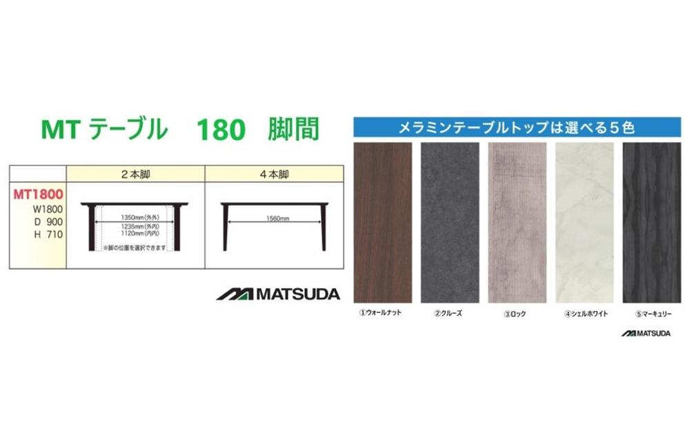 180メラミントップテーブル【4REG ロック＞】