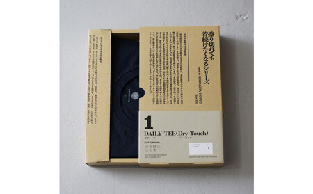 擦り切れても着続けたくなるDAILY TEE　サイズ2（M）【ネイビー】