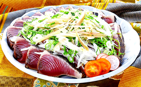 【6回定期便】明神水産 藁焼き鰹 (カツオ) たたき 2節 総計約4.2kg / かつお カツオ かつおたたき カツオたたき かつおのたたき カツオのたたき[ATAF111]