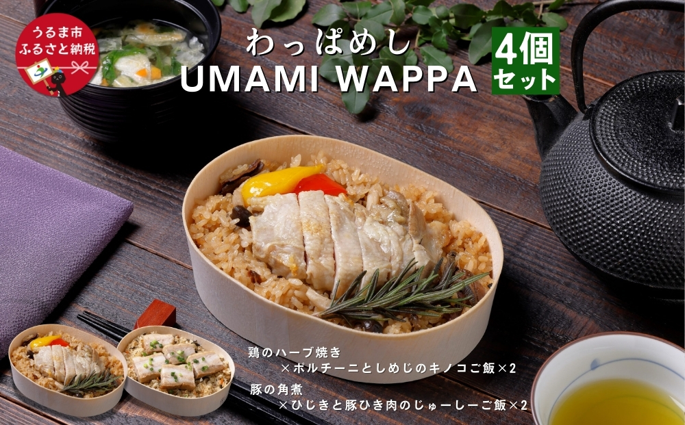 わっぱめし UMAMI WAPPA 4個セット
