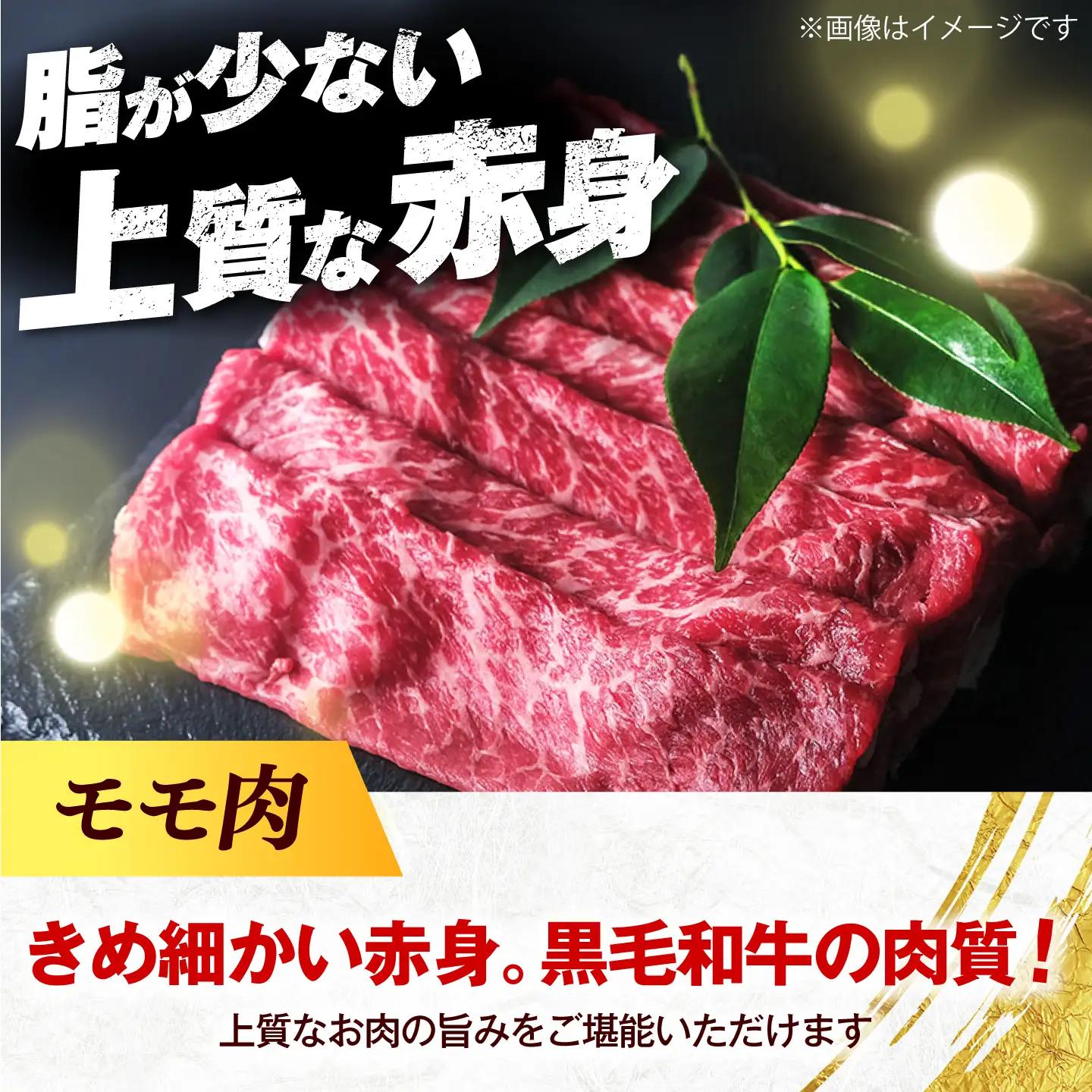 【全12回定期便】博多和牛 赤身 牛肉 モモ スライス 500g [ABEZ065] 牛肉