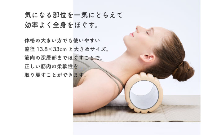 フォームローラー ストレッチローラー 筋膜リリース 筋膜リリースローラー トレーニング エクササイズ マッサージ ストレッチ