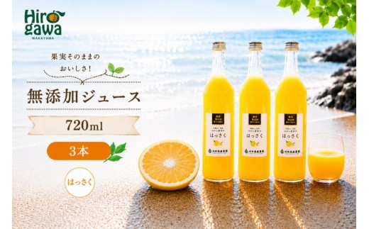 
                  はっさく 100% ジュース / 八朔 ストレート 果汁 無添加 柑橘 和歌山 11000円 720ml ※北海道・沖縄・離島への配送不可 //drink 【ikd100-has720-3】
                