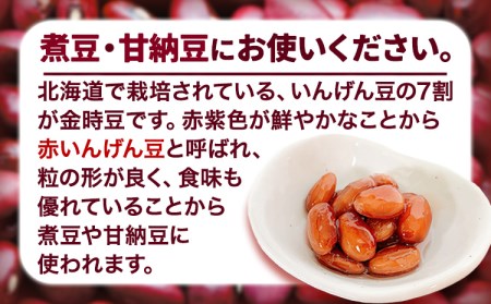 令和7年度産 北海道十勝 本別町産 金時豆 4kg 本別町農業協同組合《60日以内に出荷予定(土日祝除く)》