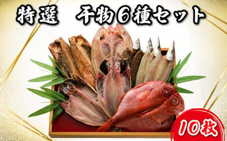 干物 魚 6種 10枚 セット 干物