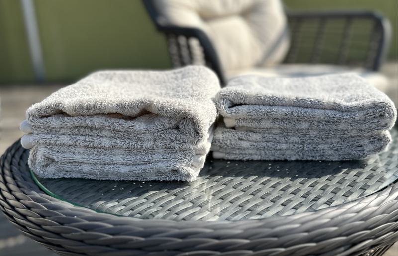 【THE EARTH TOWEL】計８枚タオルセット／速乾泉州タオル（ブラウン）【泉州タオル 国産 吸水 普段使い シンプル 日用品】 030D129