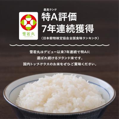 ふるさと納税 大石田町 【11月下旬発送】新米 米 令和7年産 雪若丸 20kg 山形県大石田町産 特別栽培米 精米 |  | 01