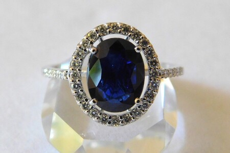 【ふるなび限定】【一点もの】Pt950　サファイア（2.011ct）ダイヤモンドリング　M27　K06159-H　FN-Limited-SP