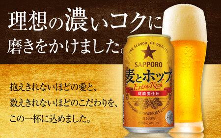 【全2回定期便】サッポロビール 麦とホップ 500ml×24缶 合計48缶  /ビール 発泡酒 お酒 大分 日田 / [ARDC133]