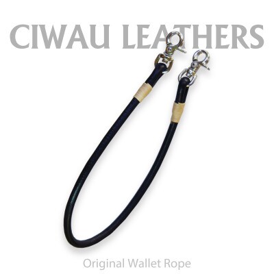 ラフテール【ウォレットロープ　丸ロープ46cm】ブラック　　CW−AC−WR−MARU−BK−46【1578908】