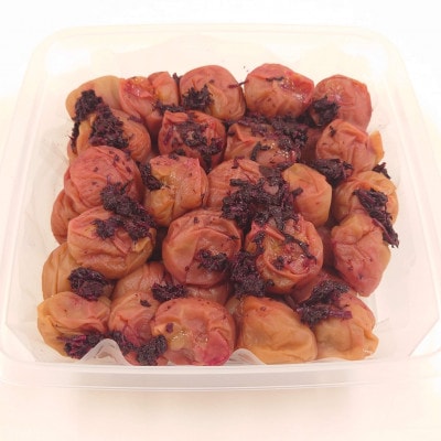 《紀州南高梅》しそかつお梅干し　つぶれ梅(はちみつ入り)(ご家庭用)　750g