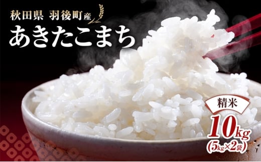 秋田県 羽後町産 あきたこまち 精米 10kg（5kg×2袋）【 米 お米 白米 精米 アキタコマチ 美味しい 秋田 羽後 】