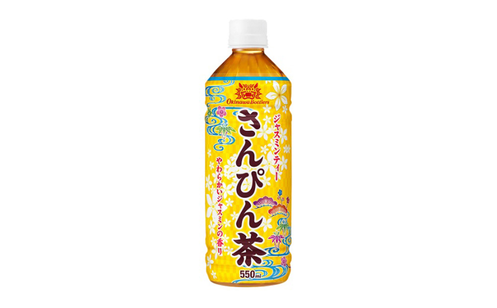 【沖縄ボトラーズ】さんぴん茶550ml　24本入り