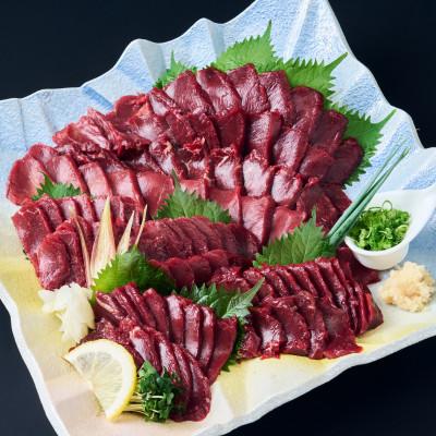 ふるさと納税 南阿蘇村 国産　馬刺し赤身560g小分け(約80g×7)(南阿蘇村)