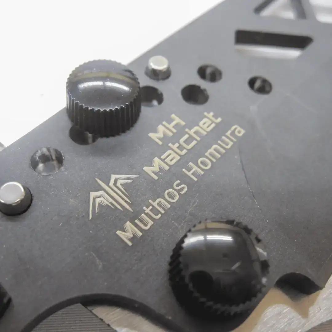 MH Matchet 洋鉈 藪漕ぎ鉈 全長466mm ノコギリ ステンレス黒化処理 燕三条 Muthos Homura