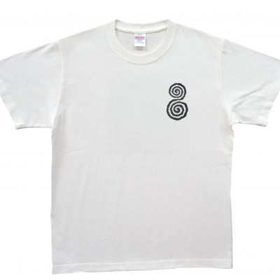 Tシャツ ふとまに 太占 麻炭 白 (半袖 160サイズ)【1619665】