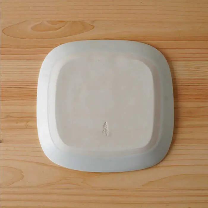 【波佐見焼】千段格子 フリートレイ (小) 角皿 小皿  5枚セット 食器 皿 【陶もと】 [PE16]  波佐見焼