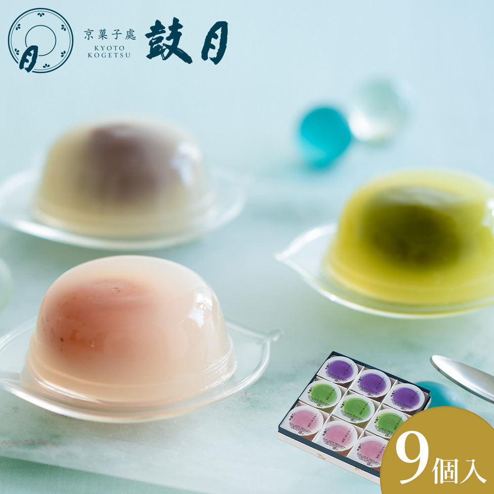 【鼓月】くずたま 9個入［ 京都 老舗 和菓子 葛饅頭 葛 くずもち 京菓子 千寿せんべい 有名店 人気 おすすめ お菓子 スイーツ お取り寄せ 通販 ギフト プレゼント 贈答 お中元 手土産 お土産  通販 送料無料 ふるさと納税 ］ 261009_B-FK99