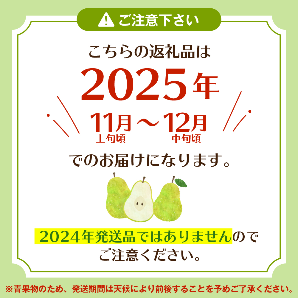【2025年 先行予約】2025年産　西洋梨 ラ・フランス 約5kg (14～18玉入) 山形県 東根市　hi026-011-2_イメージ3