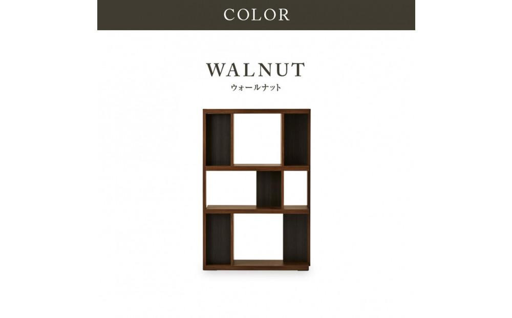 
            シェルフ　ローナ／90サイズHiタイプ／ウォールナット
          