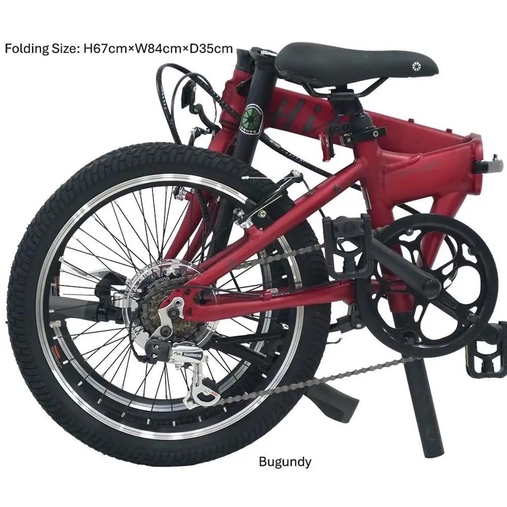 DAHON HIT Limited Edition Burgundy 送料無料 全国配送離島含│自転車 完成品 組み立て不要 通勤 通学 折りたたみ自転車 サイクリング 新生活 武田産業 三重県 四日