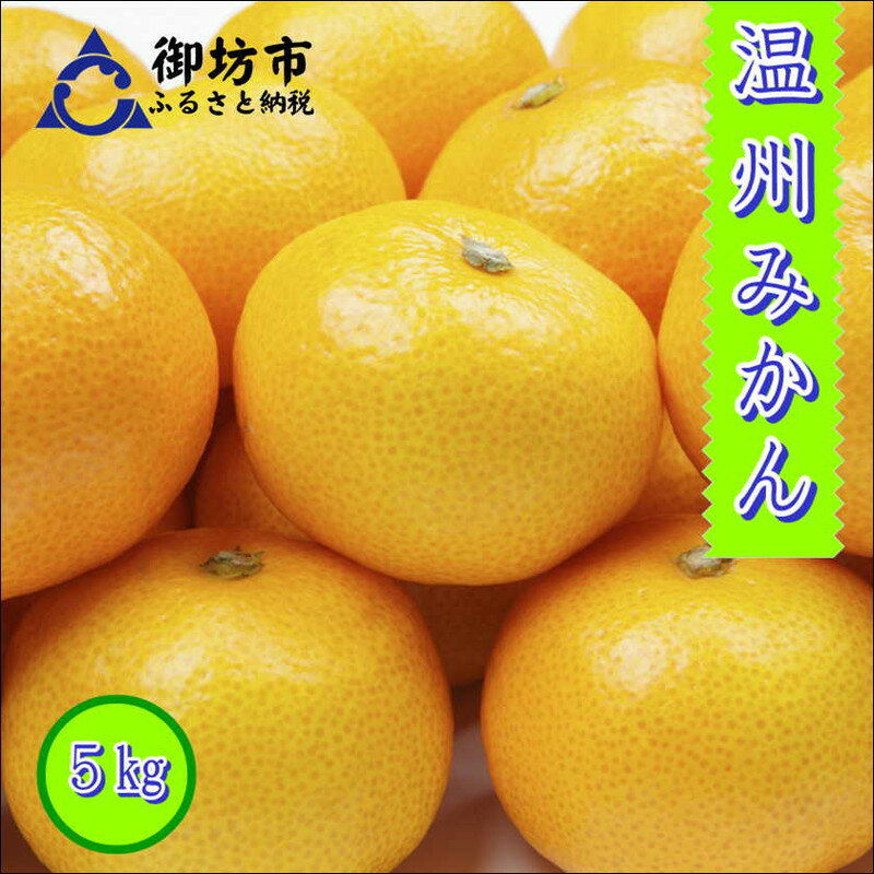 【ふるさと納税】御坊市・日高川町・由良町産　温州みかん(ゆらっ子)5kg