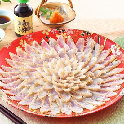 ふるさと納税 下関市 天然ふぐたたき刺身セット 7?8人前 冷凍 ふぐたたき刺し身 大皿 FG020 |  | 02