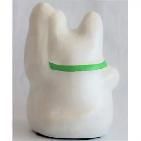 開運!招き猫ひーにゃん(花2)左手ver AN15_猫雑貨 置物 猫グッズ ハンドメイド  開運  猫  まねき猫  招福  インテリア  お土産  ネコ_【1481629】