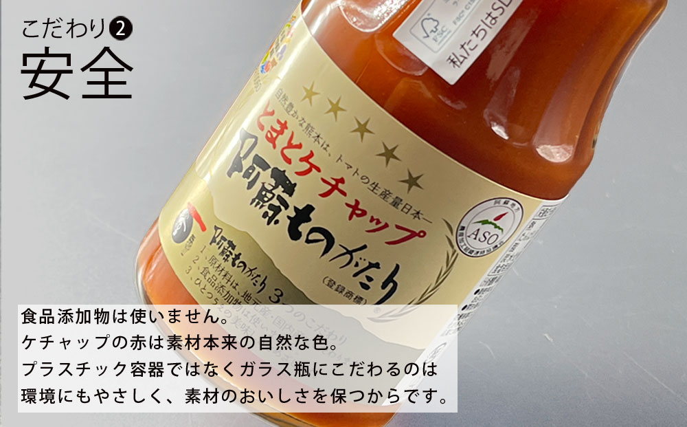 【JALふるさと納税限定】ひばり工房のベーコンブロックと阿蘇ものがたりトマトケチャップのセット　 厚切り　完熟　無添加　減農薬野菜使用　手作り　スモーク　万能トマト調味料　熊本県産　阿蘇の食材　  家