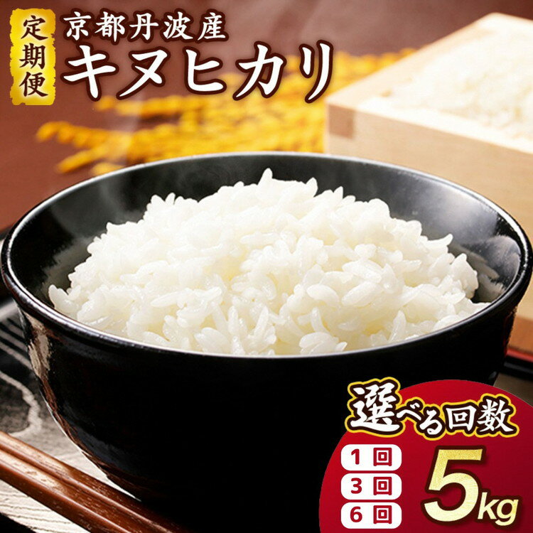 【ふるさと納税】【期間限定 生活応援】米 5kg キヌヒカリ 1回 3回 6回 定期便 京都丹波産 JA京都たわわ朝霧 産地直送 令和7年産｜ふるさと納税 定期便 京都丹波米 白米 精米 農協 送料無料 簡易包装 人気 お米 きぬひかり 5キロ 6ヵ月 5キロ 3ヵ月【3/31迄 寄附額改定】