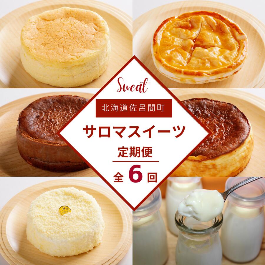 【ふるさと納税】 6種のスイーツ定期便 【 ふるさと納税 人気 おすすめ ランキング 菓子 レアチーズ プリン チーズケーキ アップルパイ チーズスフレ チョコチーズ 定期便 北海道 佐呂間町 送料無料 】 SRMJ063
