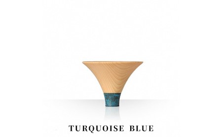 Guinomi Sake Cup　FUJI KISEN（SHORT series） TURQUOISE BLUE